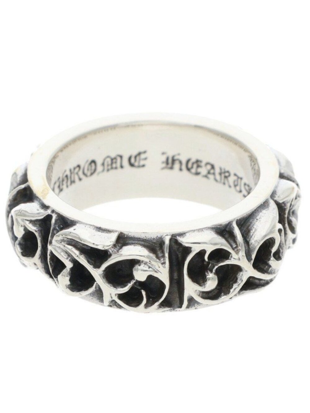 Chrome Hearts Etrnity Vine Band Eternity Silver Ring